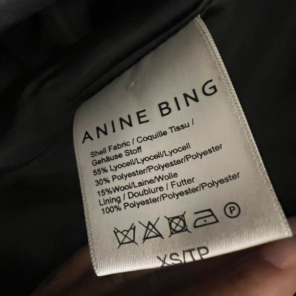 Anine Bing Madeline Fishbone Blazer - Picture 10 of 11